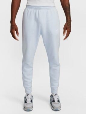 Nike Sportswear Club Fleece Joggers Sweatpants Football Grey Men’s Size Medium